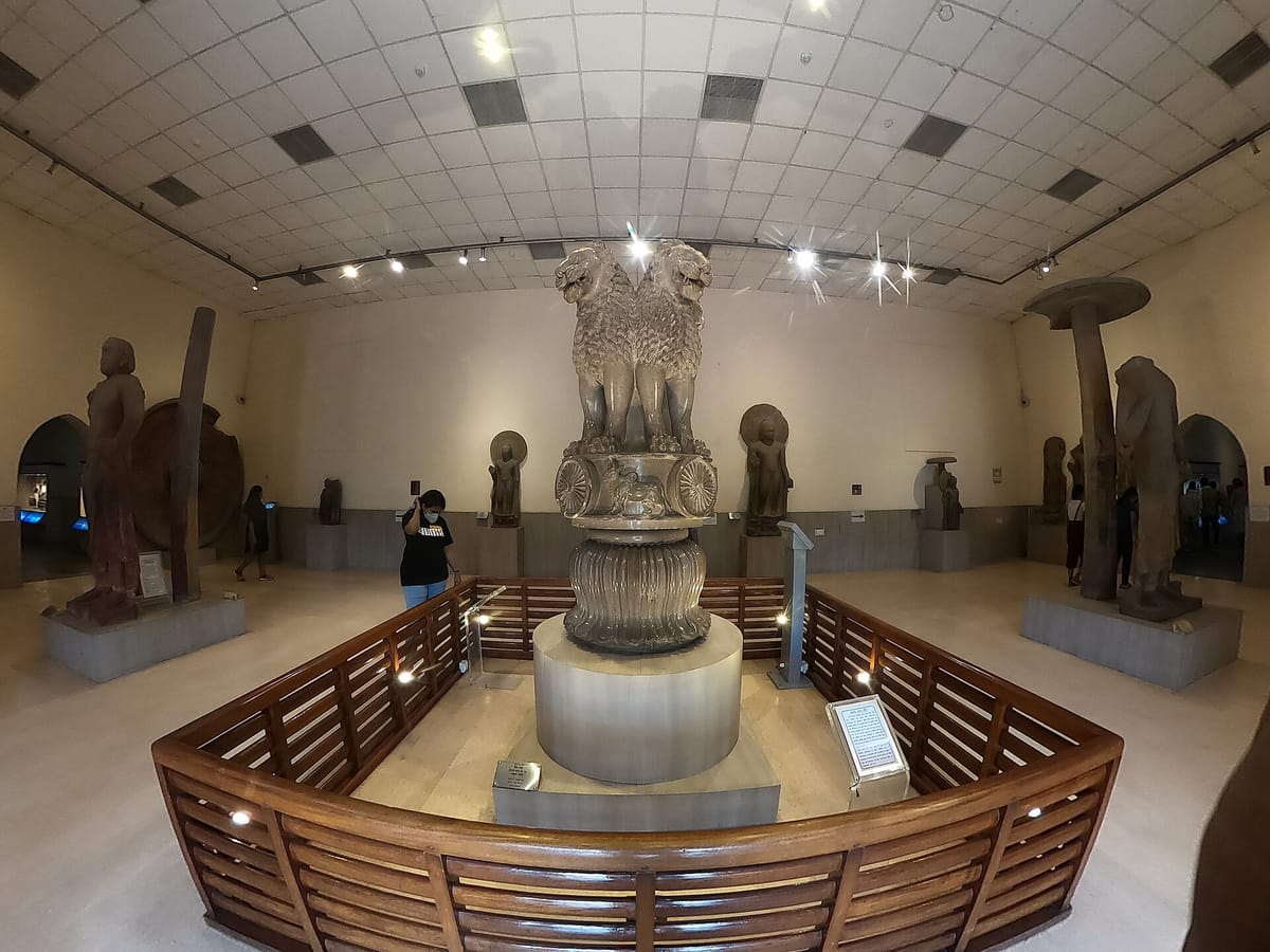 The Lion Capital of Ashoka, Sarnath