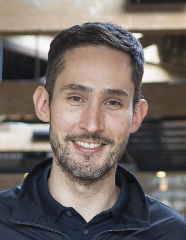 Kevin Systrom smiling, in a 2018 photo