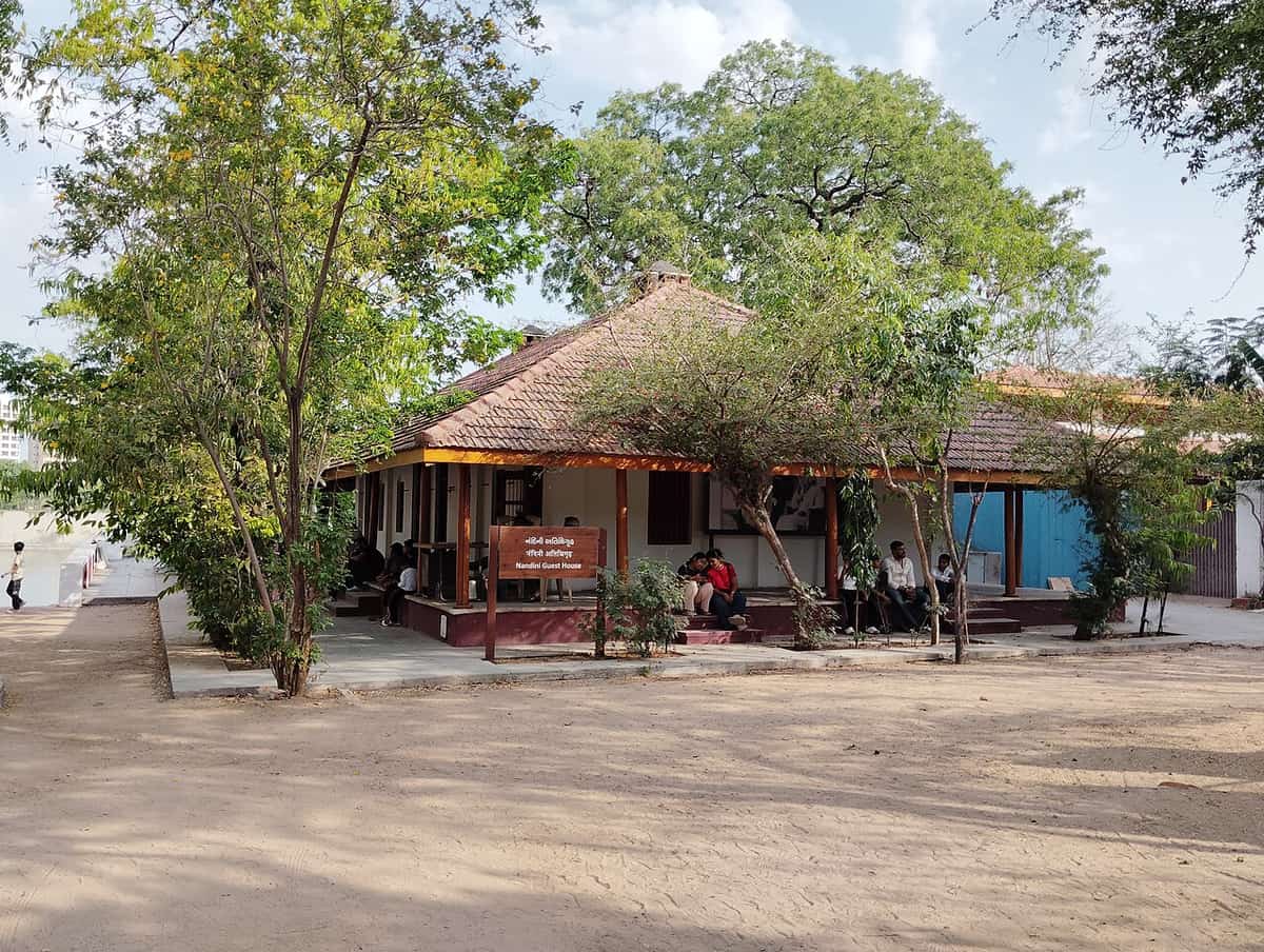 Hriday Kunj, the house where Gandhi lived at Sabarmati Ashram