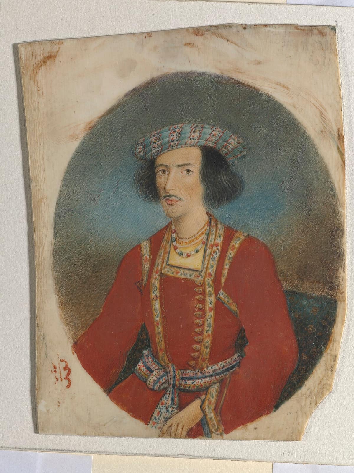 ਲਗਭਗ 1820 ਦੀ ਰਾਮ ਮੋਹਨ ਰਾਏ ਦੀ ਰੰਗੀਨ ਤਸਵੀਰ