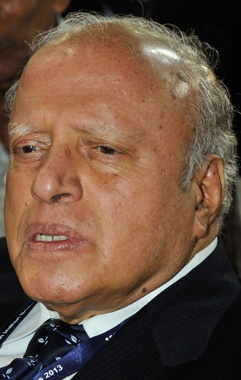 M.S. Swaminathan speaking at an event in 2013